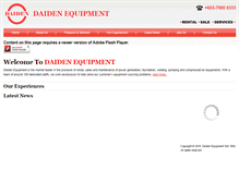 Tablet Screenshot of daiden.com.my